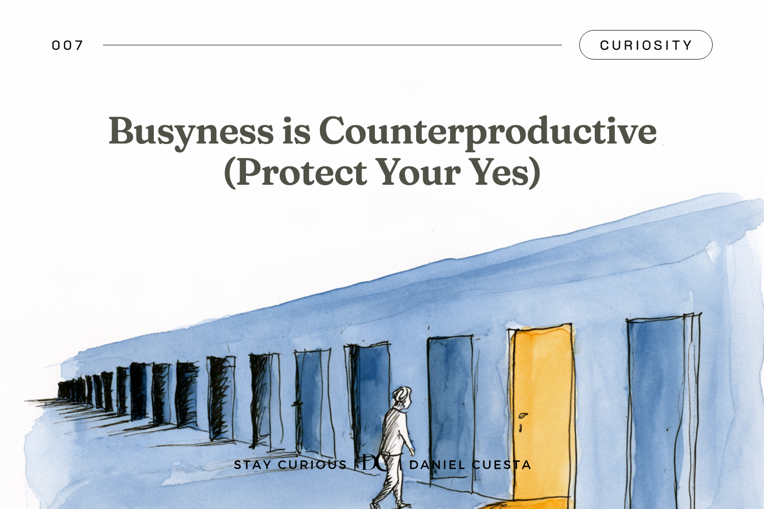 Being Busy Is Counterproductive: Protect Your “Yes” · Wednesdays Of Wisdom